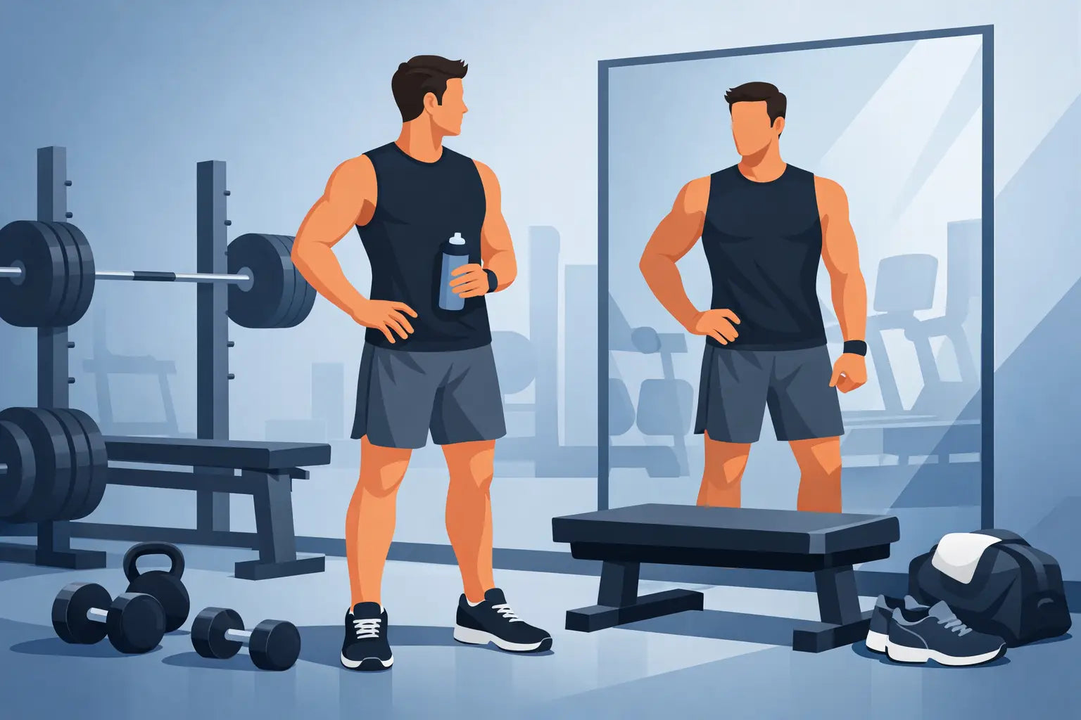 Was anziehen im Gym Herren? So wirkt’s stark