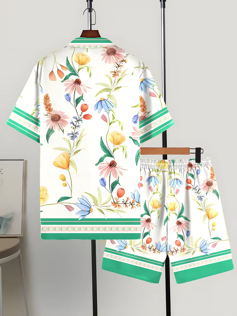 LEICHT, ATMUNGSAKTIV & STYLISCH – DEIN SOMMER-SET GRÜN FLORAL– MUST-HAVE
