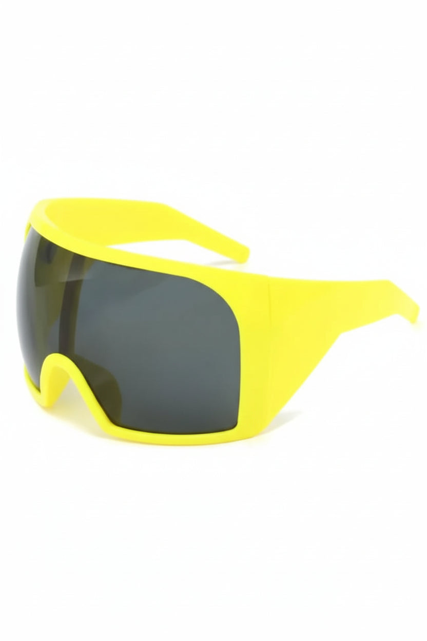 SPORTSONNENBRILLE – CYCLING & SKI BRILLE – UV SCHUTZ SPORT BRILLE – GELB