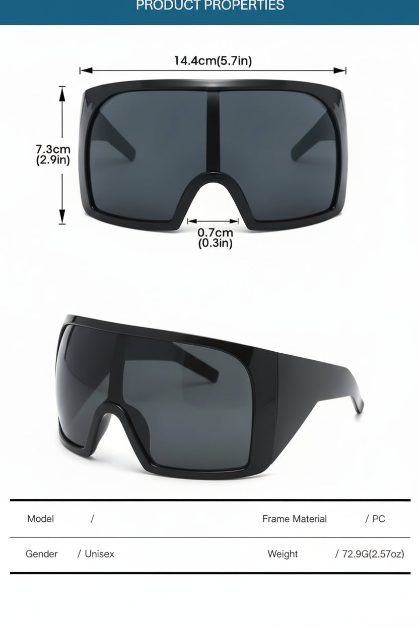 SPORTSONNENBRILLE – CYCLING & SKI BRILLE – UV SCHUTZ SPORT BRILLE – TRANSPARENT / SILBER