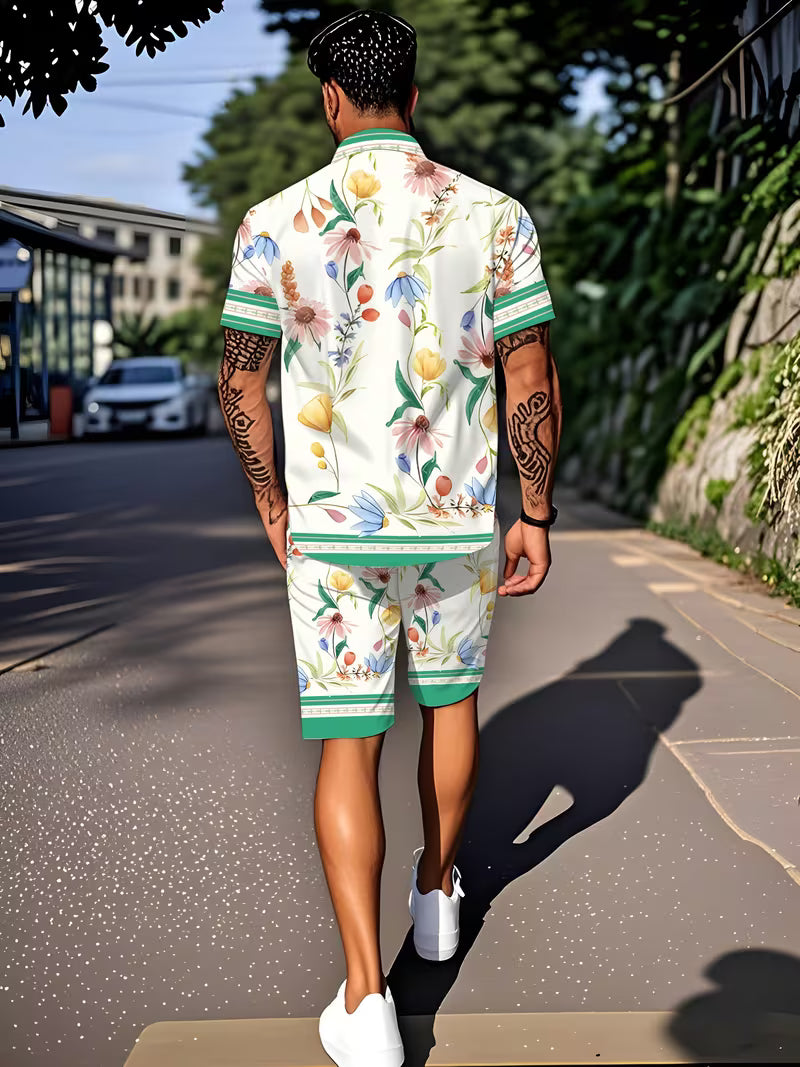 LEICHT, ATMUNGSAKTIV & STYLISCH – DEIN SOMMER-SET GRÜN FLORAL– MUST-HAVE