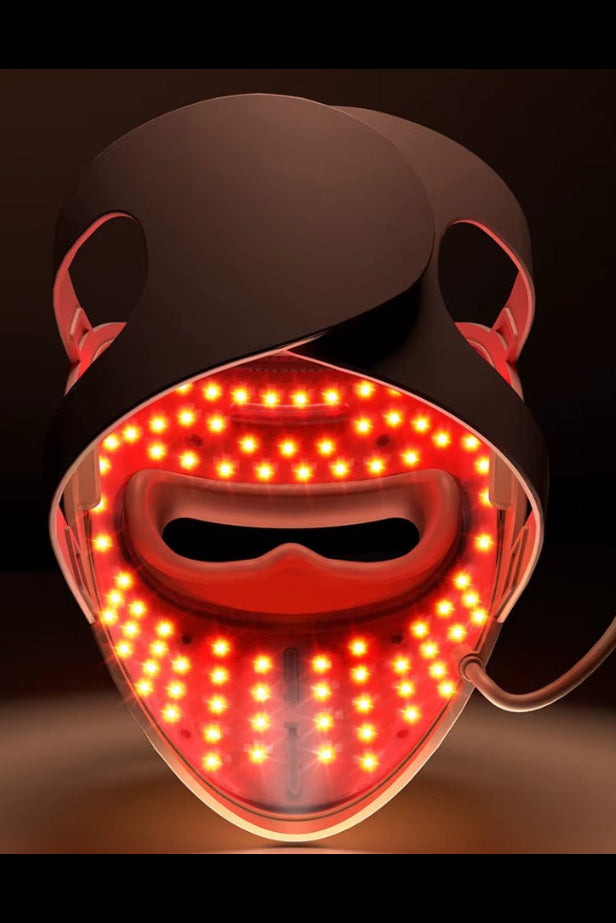 TEOFIT 3D 360° SICHERE SILIKON LED-GESICHTSMASKE FÜR GESICHTSBEHANDLUNG – AKNEBEHANDLUNG & -ENTFERNUNG, HAUTPFLEGE MIT ROTLICHTTHERAPIE